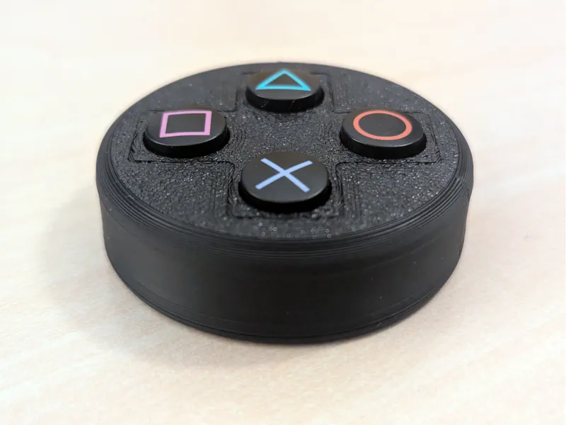 Playstation Controller Fidget Button - PS1 PS2 PS3