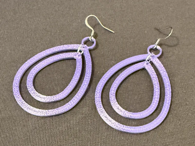 Double Drop Oval Earrings