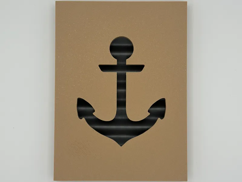 Maritime Wanddekoration (Anker)