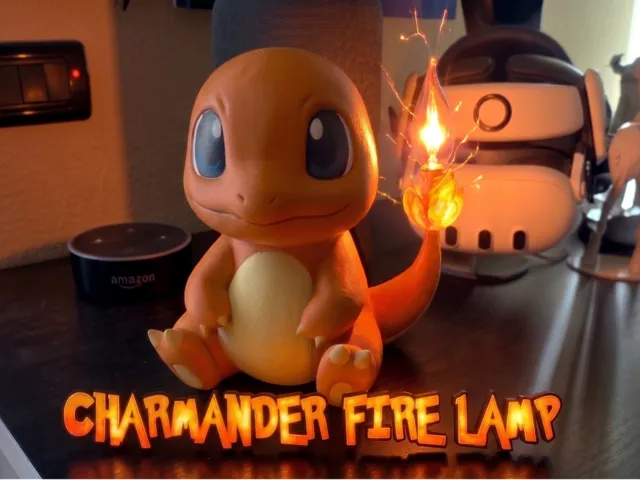 Charmander Fire Lamp
