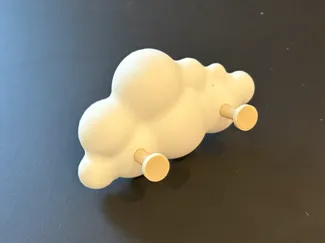 3D Cloud Mini - Wolkenförmiger Kleiderhaken 