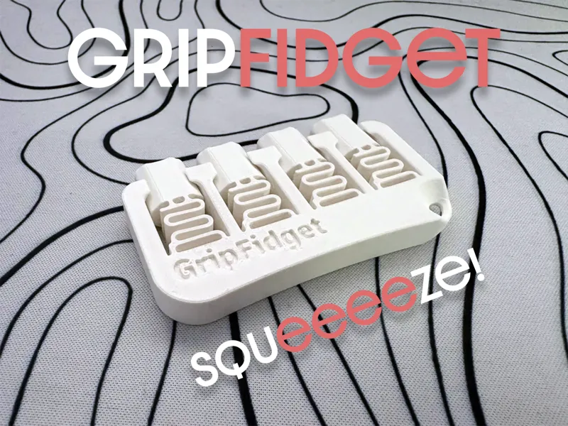 GripFidget - Squeeze Fidget Keychain