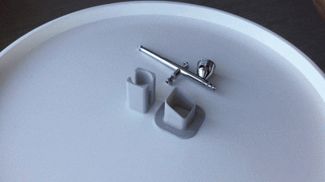 喷笔支架1.1（两用）（独立支架，适配空气压缩机支架）无五金