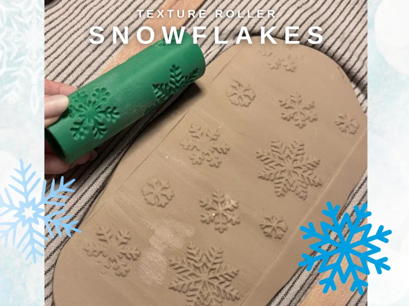 Texture roller - Snowflakes