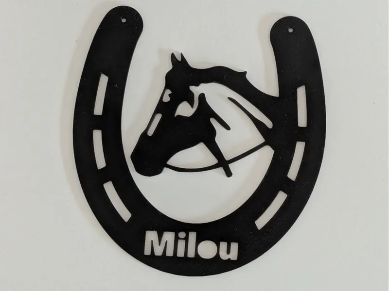 Custom Horse Shoe Name Sign