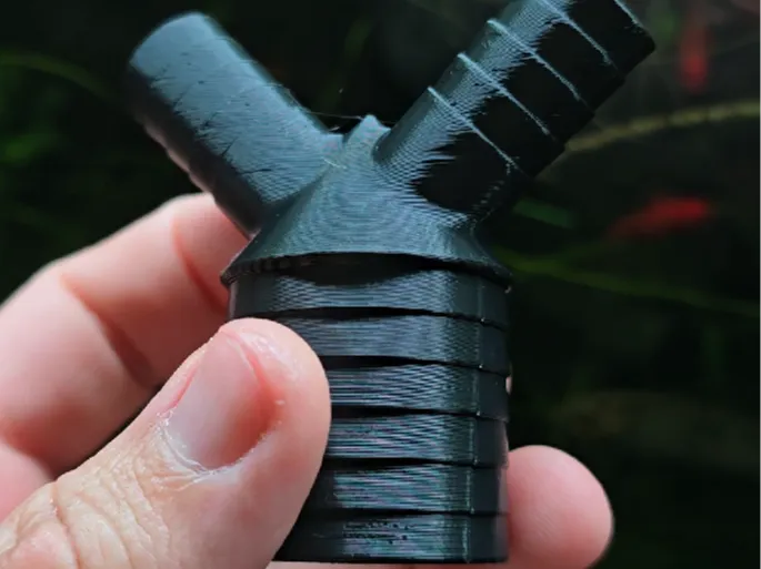 Y splitter for 32mm hose to 16mm