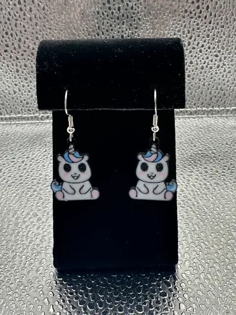 Unicorn Earrings view 2