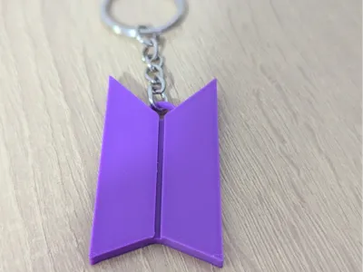 BTS Logo Keychain