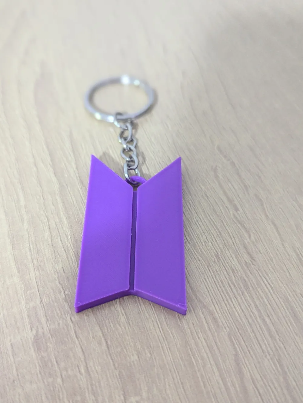 BTS Logo Keychain - Free 3D Print Model - MakerWorld