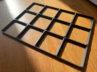 Plaque de base Gridfinity légère 3x4 — photo 2
