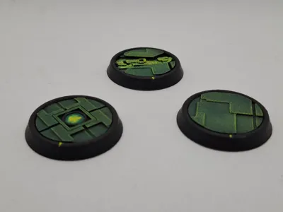 Figure Bases Tabletop with Rim