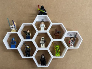 Legofigur Hexagon Regal