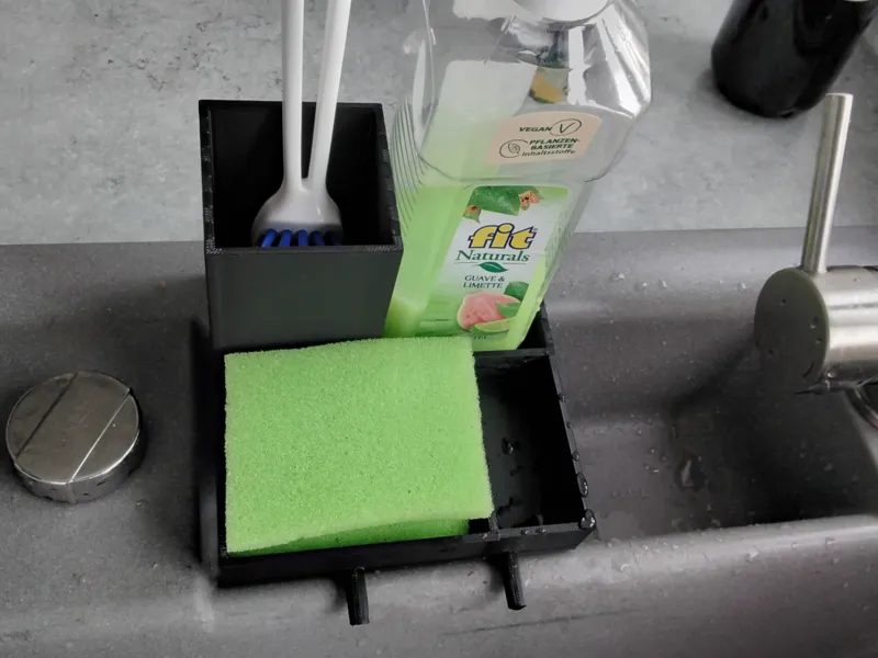Moderner Küchenorganizer mit abfluss