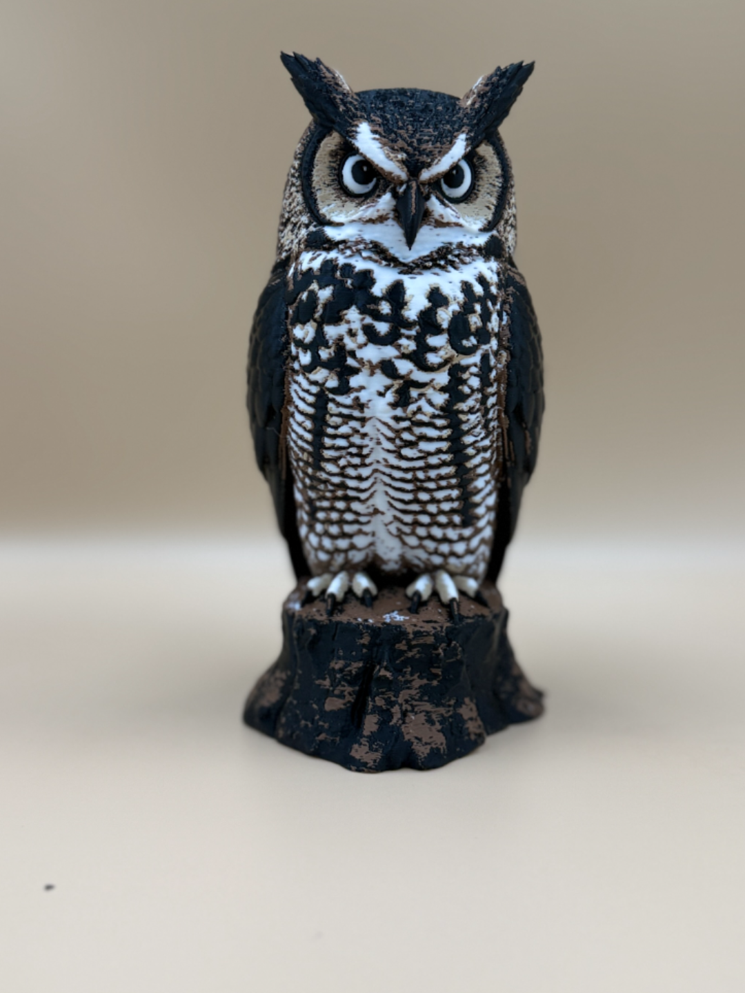 Great Horned Owl - Free 3D Print Model - MakerWorld