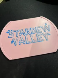 Stardew Valley coaster + holder