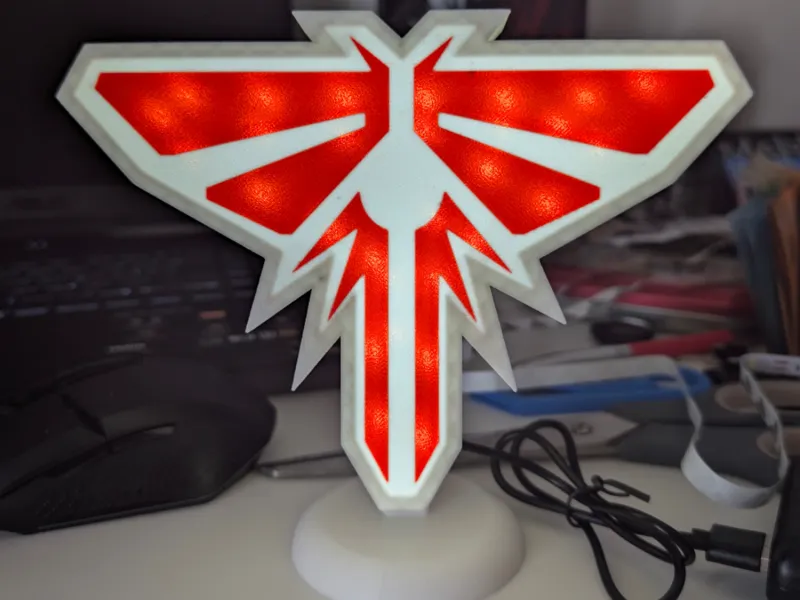 Lampada/stand Logo The last of us TLOU