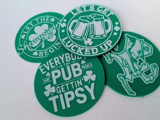 St Patrick's Day Party Coasters