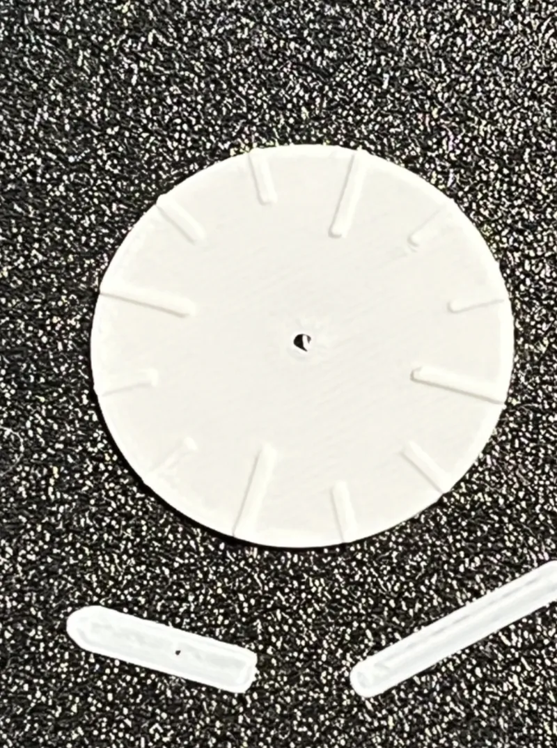 Bauhaus inspired clock