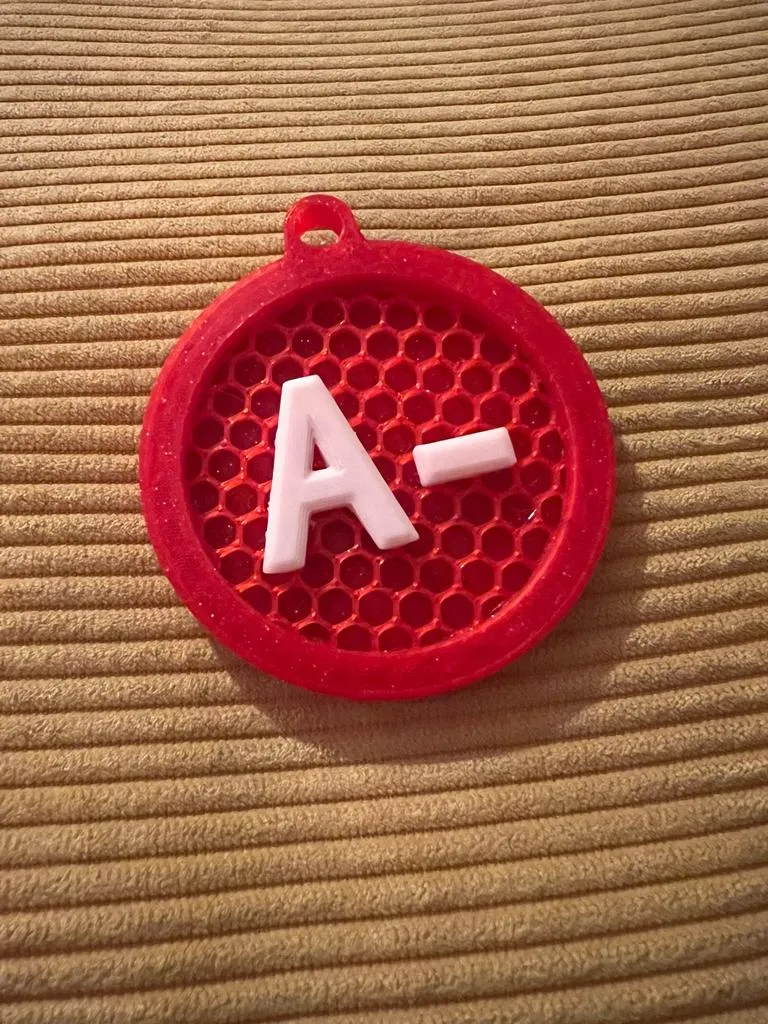 A- Blood Badge