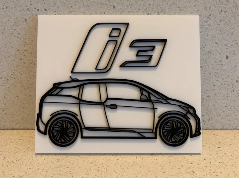 BMW i3 Line Art Model (No AMS)