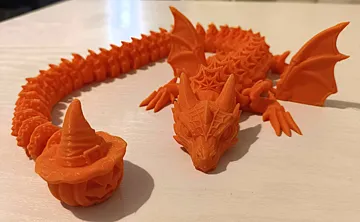 Adorno temático: Articulated Halloween themed dragon — vista de referencia 5