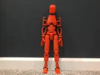 0.2mm layer, 2 walls, 20% infill all PLA. articulated hands