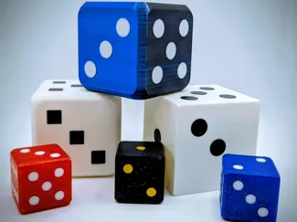 Customizable Decorative D6 Dice - No AMS