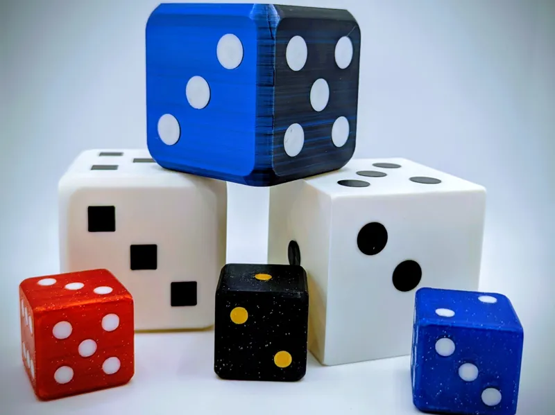 Customizable Decorative D6 Dice - No AMS