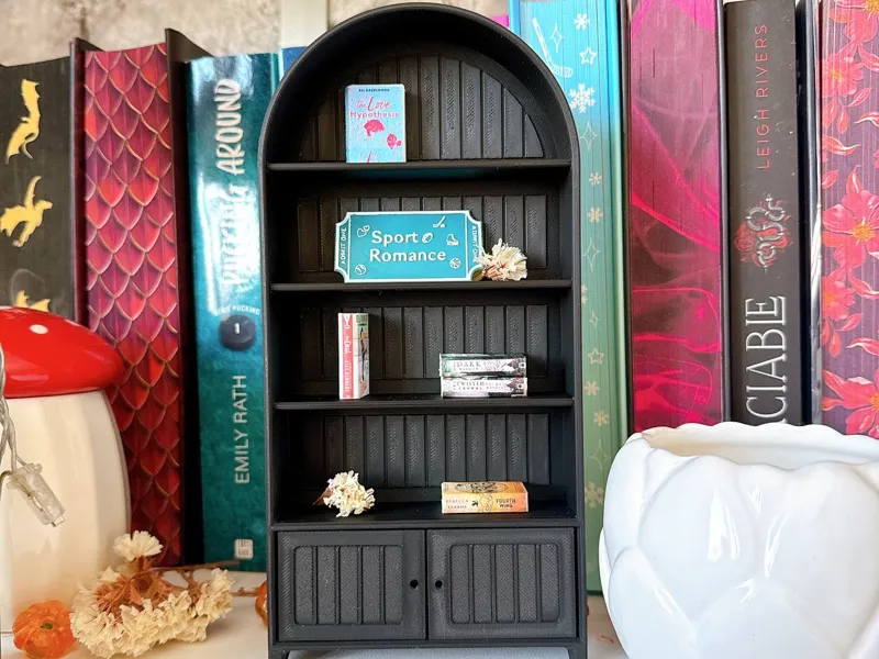 Estantería de Libros en Miniatura