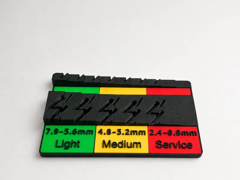 Tire Tread Wear Display