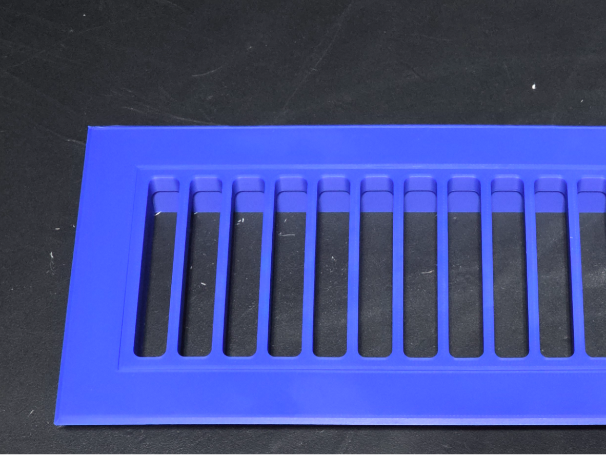 Modern Straight Grille Parametric Floor Vent
