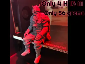 Sitting Viking with a mug - detailed display piece