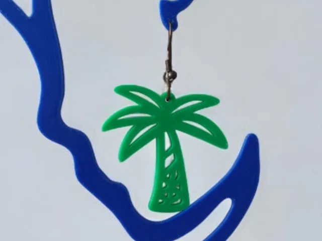 Palm Tree Earrings