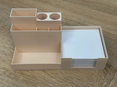 Desk Organizer with place for sticky notes