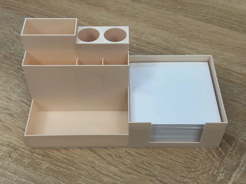 Desk Organizer with place for sticky notes