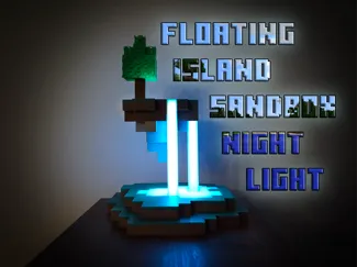 Floating Island Sandbox night light