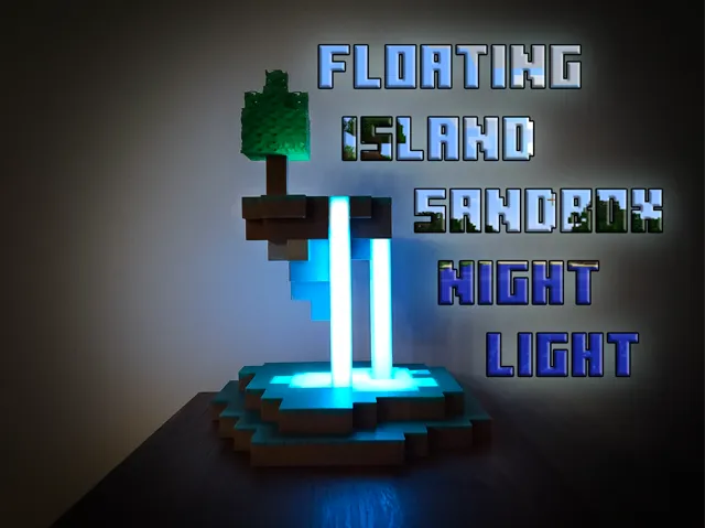 Floating Island Sandbox night light