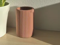 Pot à crayons strié — photo 1