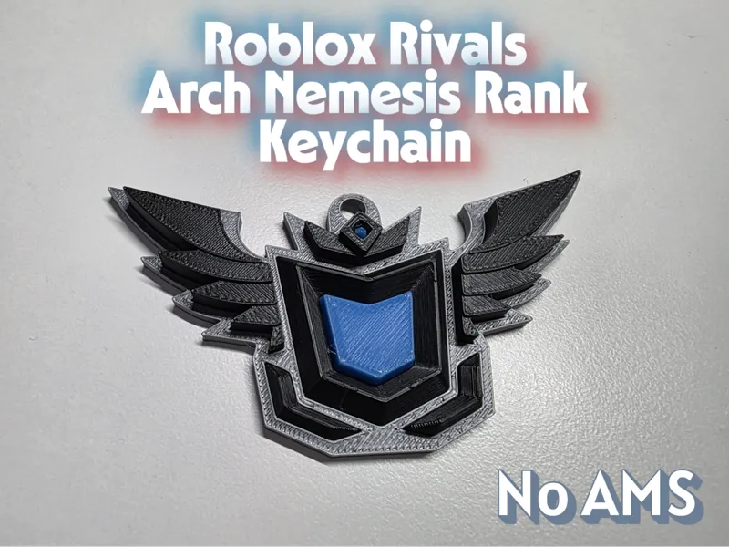 Roblox Rivals Arch Nemesis Rank Keychain