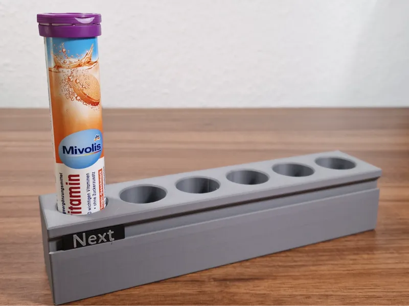 Effervescent Holder with Slider