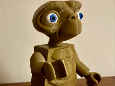 ET The Extra Terrestrial Brick Figure