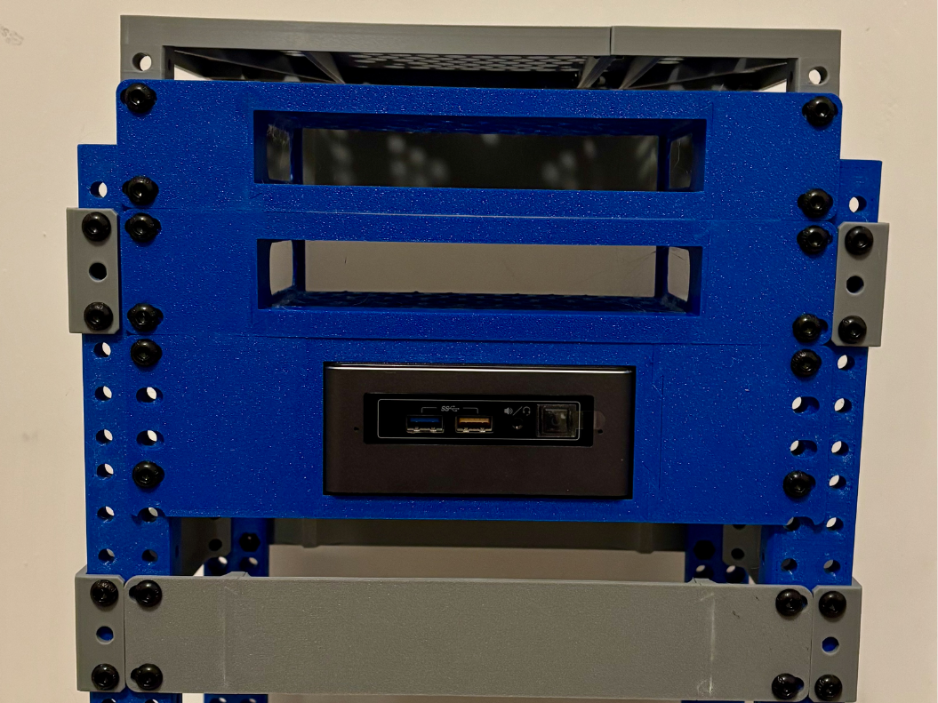 A1 Mini Custom Equipment Rack Mount for Mini Racks