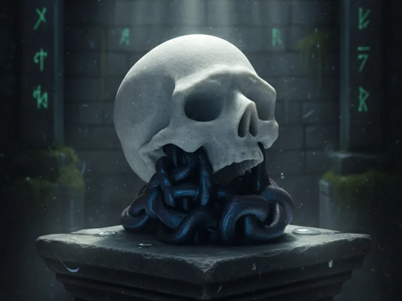 Engulfed Skull