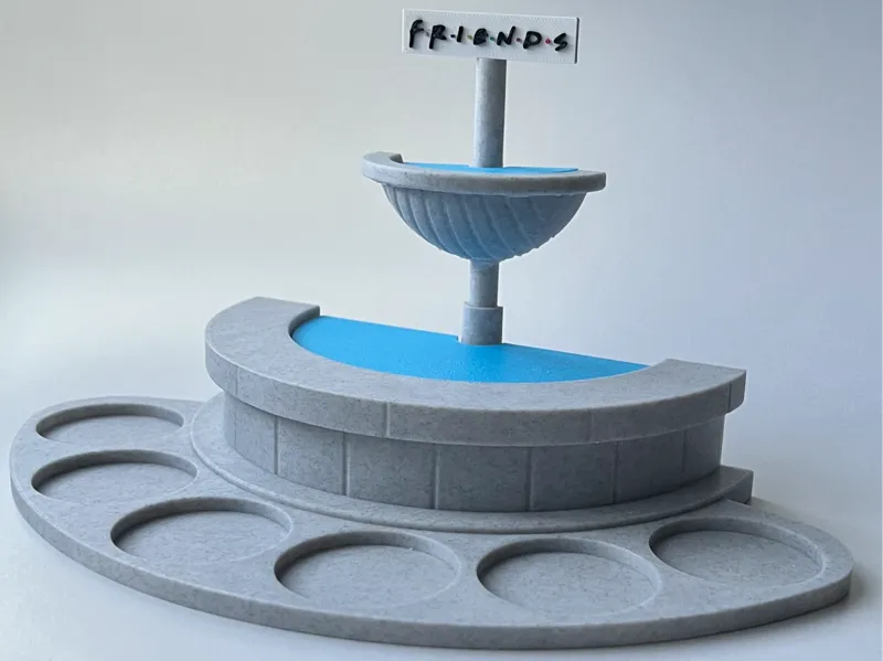 McDonald's Friends Fountain Stand