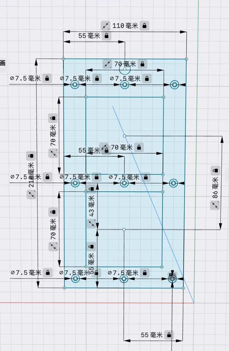 Switching power supply hole opener（86盒开关开口模具）