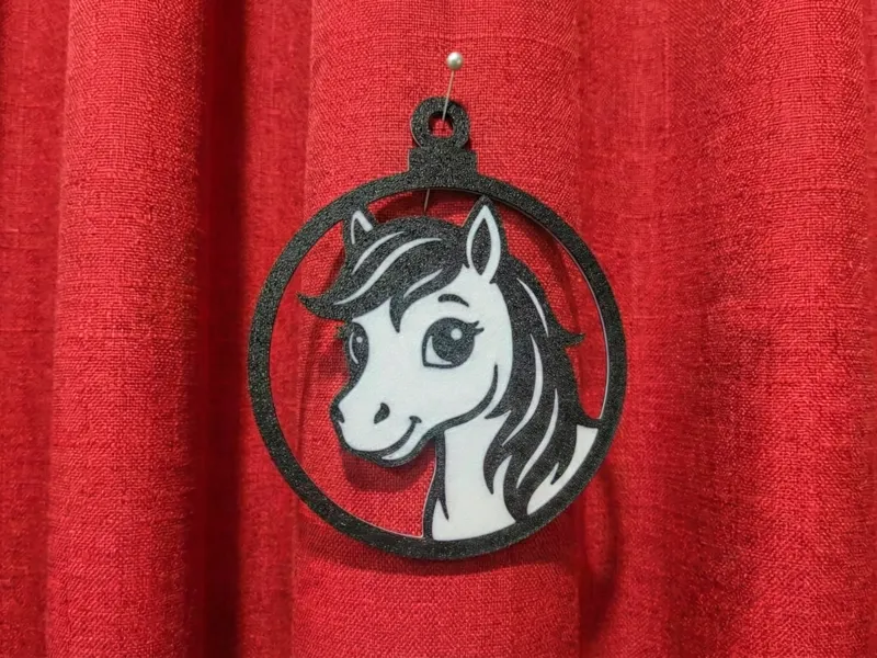 Christmas Horse Ornament