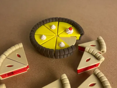 Pie & Cake Shaped Bag Clip 