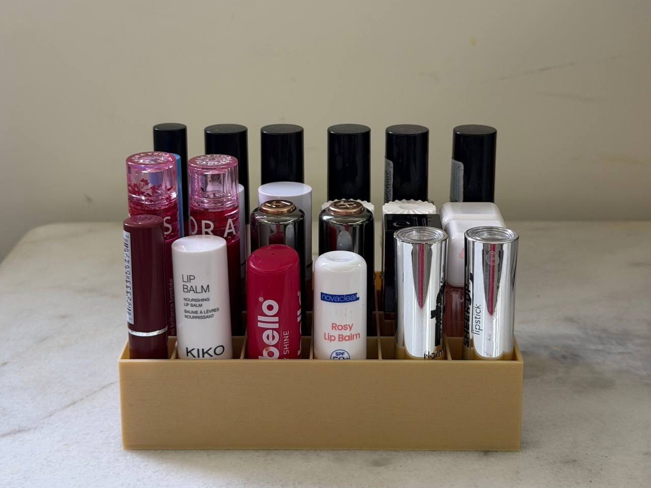 24 Slot Makeup & Lipstick Organizer