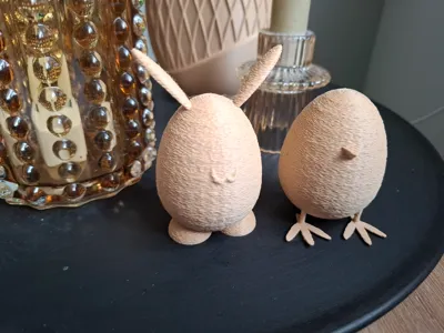 Eggchick and bunny