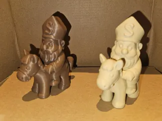 Sinterklaas on Horse